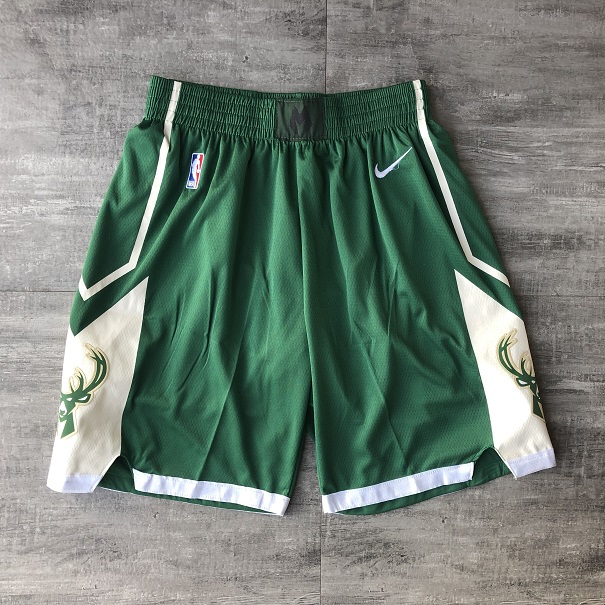 Men NBA Milwaukee Bucks Green Shorts 0416->milwaukee bucks->NBA Jersey